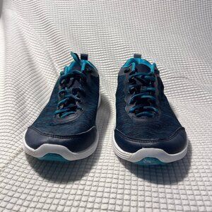 Vionic Womens Agile Fyn Athletic Sneakers Navy‎ 335FYN NIB 8 Blue Athleisure